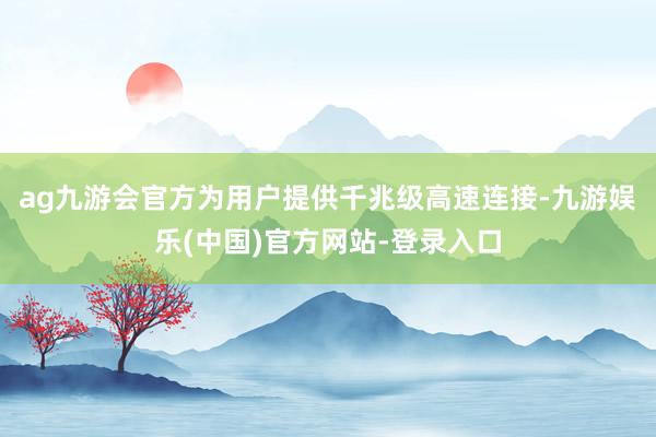 ag九游会官方为用户提供千兆级高速连接-九游娱乐(中国)官方网站-登录入口